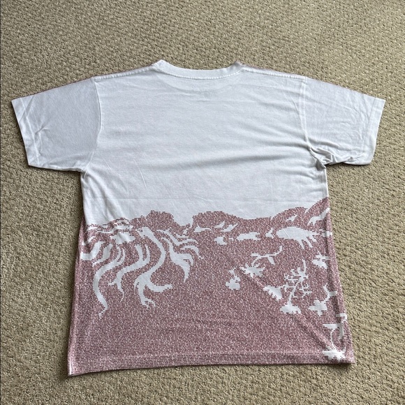 Litographs | Shakespeare Hamlet Hand Pressed Design 1 Brick Red | Size M - Picture 6 of 6